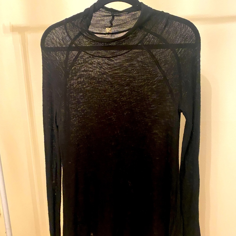 Free people sheer turtleneck size M